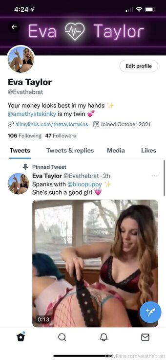 evathebratt Foto Nua Vazada OnlyFans 5