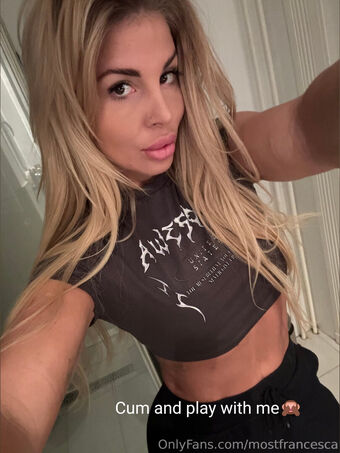 mostfrancesca Foto Nua Vazada OnlyFans 1